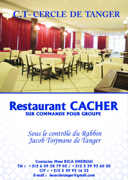 Réouverture du restaurant Cacher